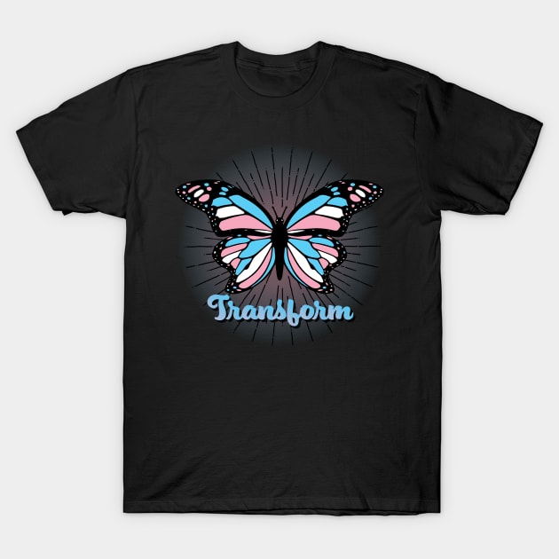 Transform Transgender Pride T-Shirt by Rachel Elich